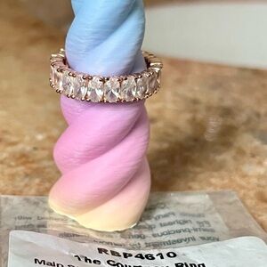 Bomb Party The Courtney Ring Diamond CZ on Rose Gold